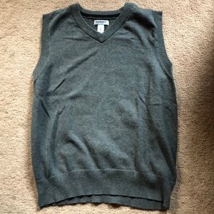 Grey sweater vest